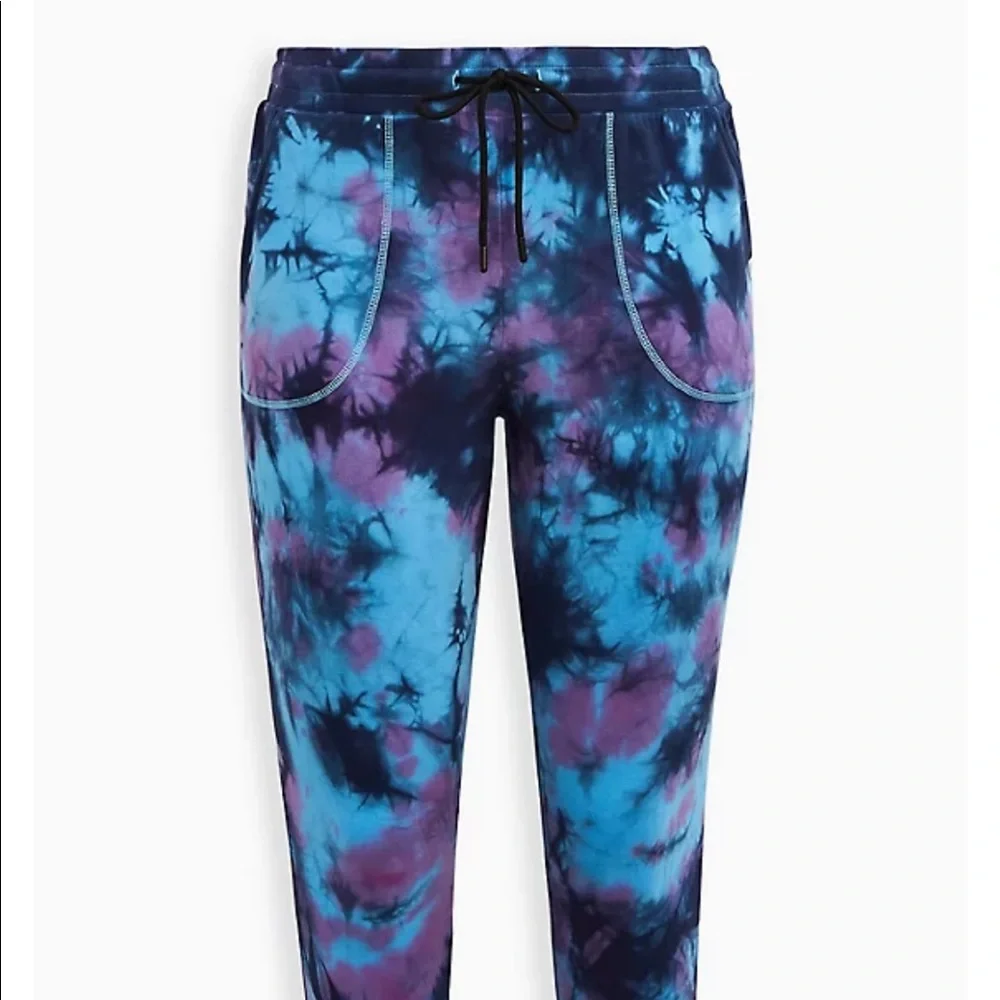 TORRID Fleece Tie Dye Joggers - Picture 5 of 8